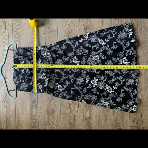 WHBM Strapless EUC Floral Boned Dress Sz 6 - Picture 4 of 5